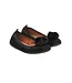 Pom Pom Ballerina Suede Black Shoe