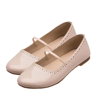 Elephantito Sasha Ballerina Flat Blush Patent Leather