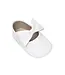 Baby Ballerina with Bow - White Leather