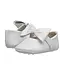 Baby Ballerina with Bow - White Leather