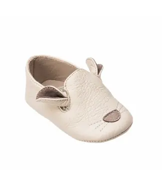 Elephantito Beige Moosie Baby Slippers