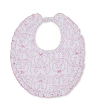 Kissy Kissy Pink Delicate Blooms Bib
