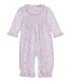 Pink Delicate Bloom Smocked Playsuit