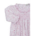 Pink Delicate Bloom Smocked Playsuit