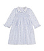 Light Blue Delicate Bloom Smocked Dress