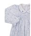 Light Blue Delicate Bloom Smocked Dress