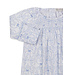 Kissy Kissy Light Blue Delicate Bloom Smocked Sack