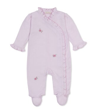 Kissy Kissy Pink SCE Cottage Roses Footie