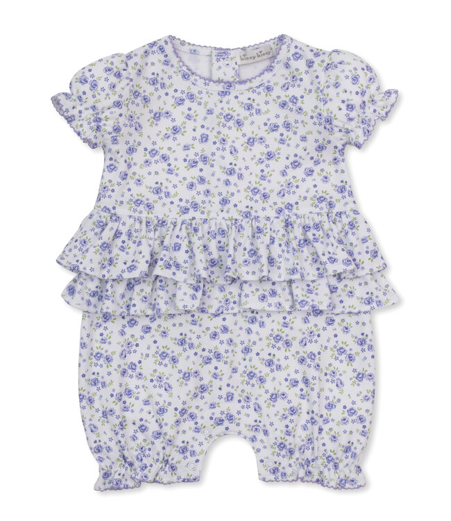 Lilac Cottage Roses Short Playsuit