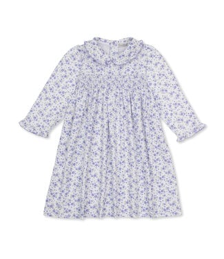 Kissy Kissy Lilac Cottage Roses Smocked Dress