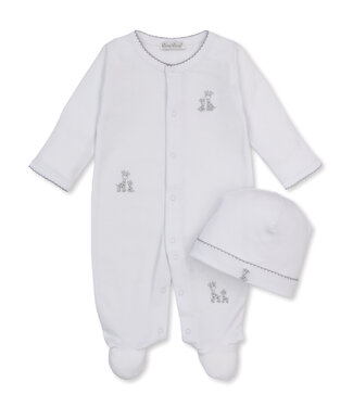 Kissy Kissy Just Giraffes Footie with Hat Set