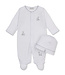 Just Giraffes Footie with Hat Set