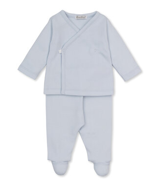 Kissy Kissy Baby Blessing Jacquard Footed Pant Set