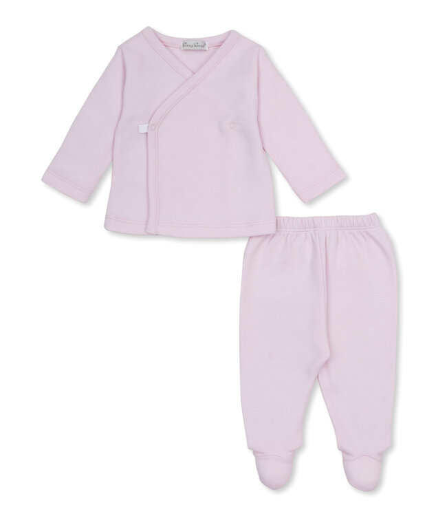 Kissy Kissy Baby Blessing Jacquard Footed Pant Set