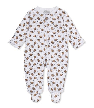 Kissy Kissy Football Season Footie with Zip