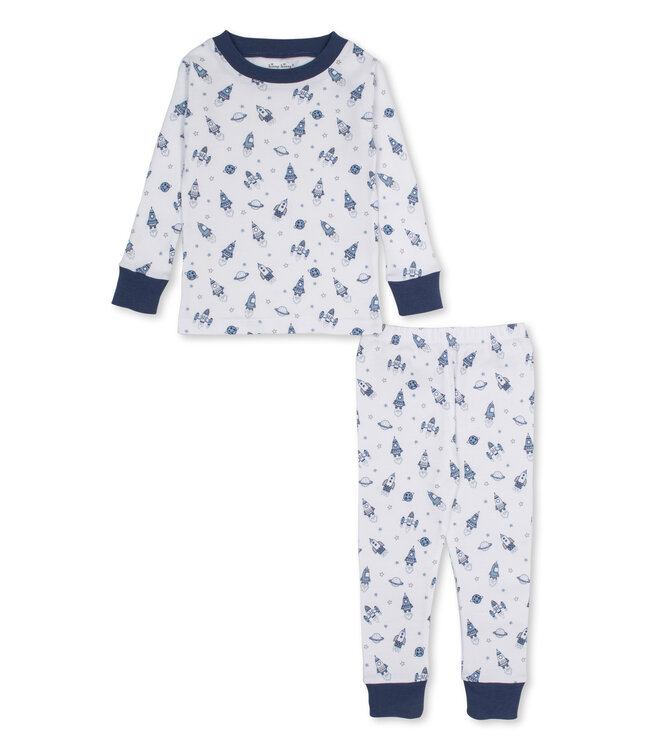 Kissy Kissy Blue Space Race Pajama Set
