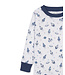 Kissy Kissy Blue Space Race Pajama Set