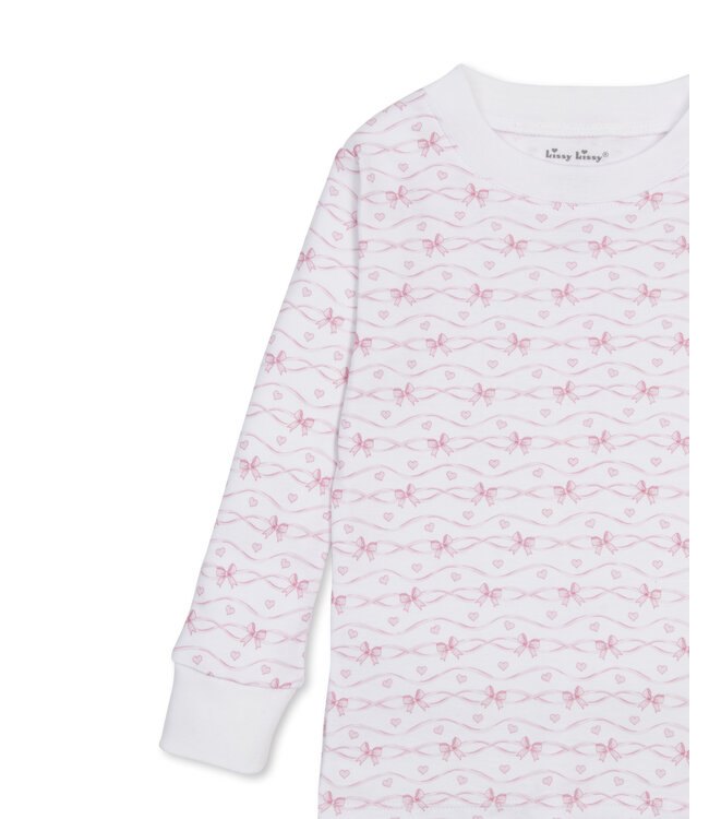 Kissy Kissy Pink Baby Bows PJ Set