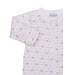 Pink Baby Bows Zip Footie