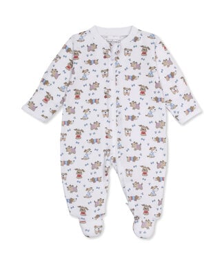 Kissy Kissy Dog Walk Footie with Zip