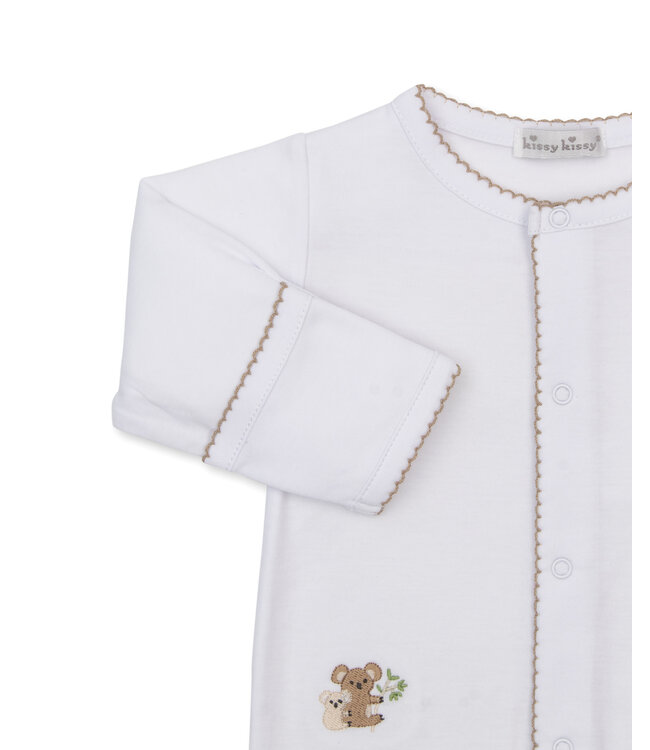 White Koala Pals Footie & Hat Set