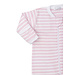 Kissy Kissy Pink Team Stripes Footie with Zip