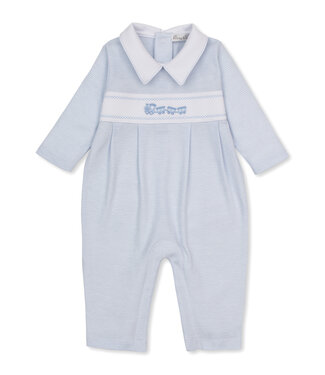Kissy Kissy Light Blue Stripe Classic Treasures FA26 Playsuit