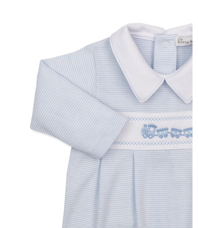 Light Blue Stripe Classic Treasures FA26 Playsuit