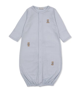 Kissy Kissy Light Blue Teddy Bear Club Convertible Gown