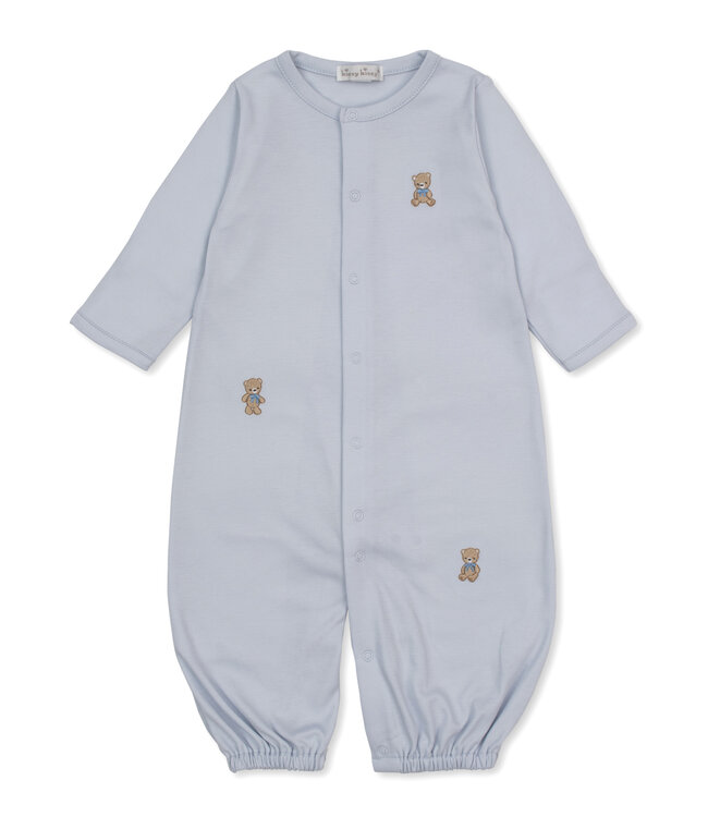 Kissy Kissy Light Blue Teddy Bear Club Convertible Gown