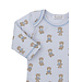 Light Blue Teddy Bear Club Footed Pant Set