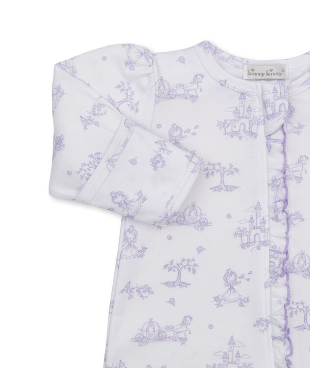 Lilac Princess Adventures Zip Footie