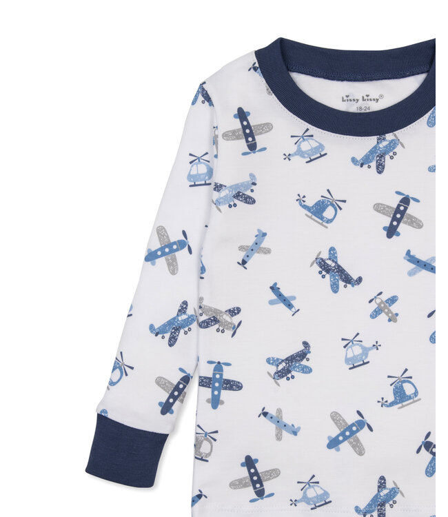 Kissy Kissy Awesome Aircrafts Toddler Pajama Set