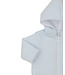 Kissy Kissy Light Blue Jacquard Padded Zip Jacket