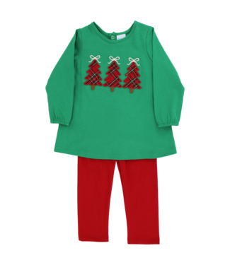 Bailey Boys Festive Trees Tunic Pant Set