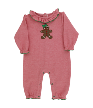 Bailey Boys Jolly Gingerbread Kendall Romper