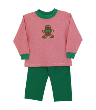 Bailey Boys Jolly Gingerbread Boys Pant Set