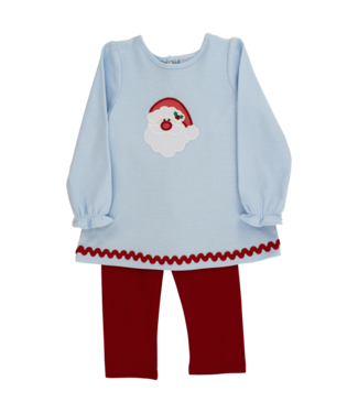 Bailey Boys Santa Face Tunic Pant Set