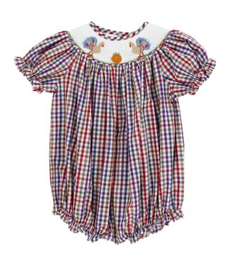 Bailey Boys Fall Flocks Bishop Romper