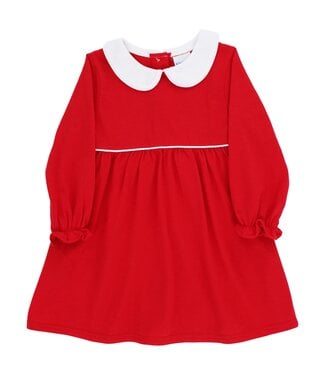 Bailey Boys Red Knit Girls L/S Dress