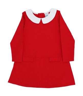 Bailey Boys Red Knit L/S Pocket Dress