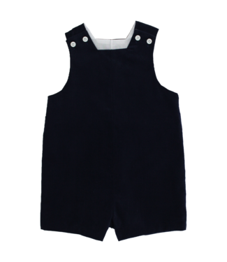 Bailey Boys Navy Cord John John Shortall with Tab