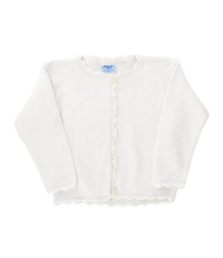 Bailey Boys Girls White Cardigan