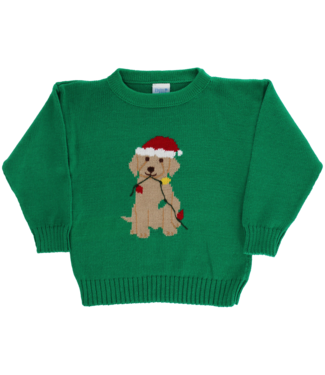Bailey Boys Christmas Lab Crew Neck Sweater