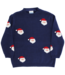 Bailey Boys Navy Santa Crew Neck Sweater