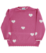 Bailey Boys Pink Heart Crew Neck Sweater
