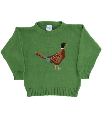Bailey Boys Sage Pheasant Crew Neck Sweater