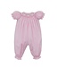 Petit Bebe Pink Microcheck Ghost Long Bishop Bubble