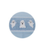 Light Blue Microcheck Ghost Short Jon Jon