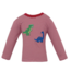 Claire & Charlie Red Stripe Dinosaurs T-Shirt
